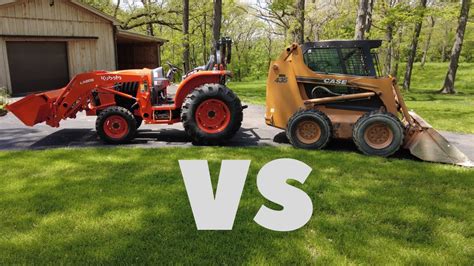 tractor vs skid steer for homestead|skid steer vs compact tractor.